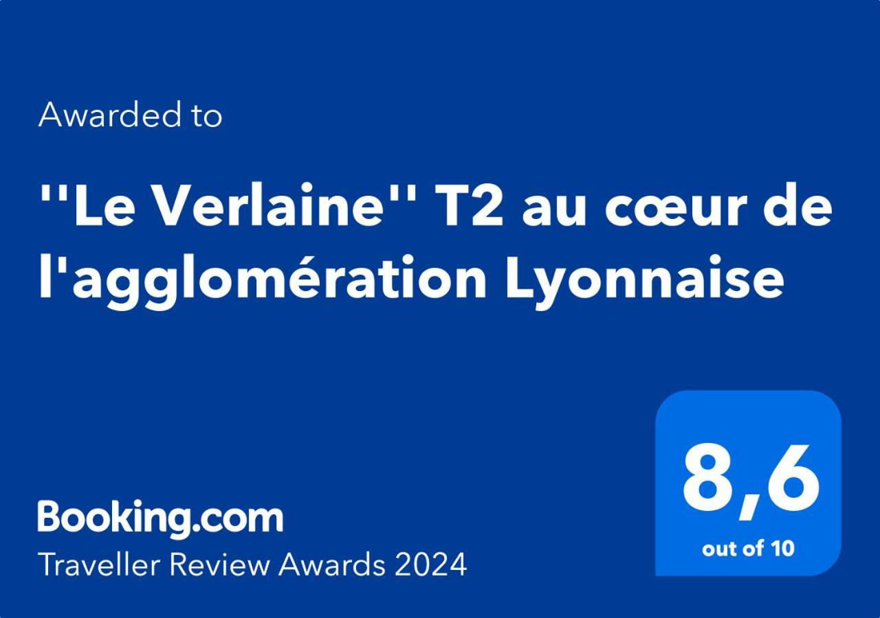 "Le Verlaine" T2 Au Coeur De L'Agglomeration Lyonnaise วีเลอร์บาน ภายนอก รูปภาพ